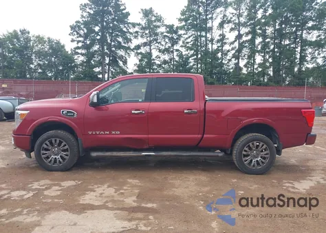 2016 Nissan Titan Xd Platinum Reserve Diesel z USA, uszkodzony, nr VIN 1N6BA1F43GN503800